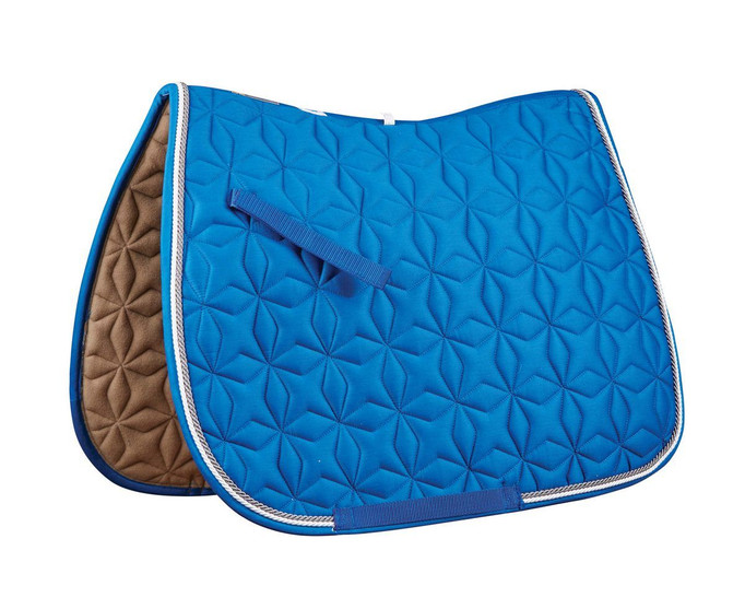 Roma Ecole Star Quilt AP saddle Pad BLUE
