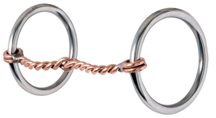 Reinsman Copper Twist Traditional Loose Ring
Western bit
