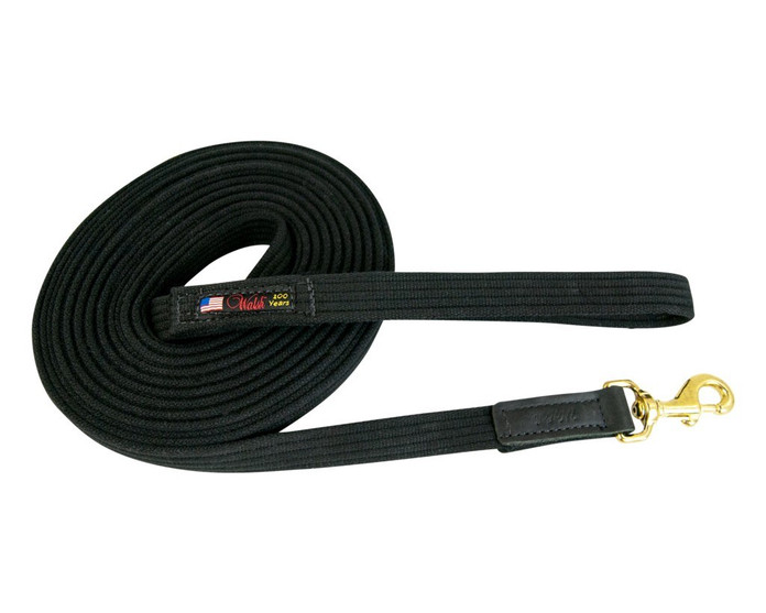 Walsh Cotton Webbed Lunge Line
black