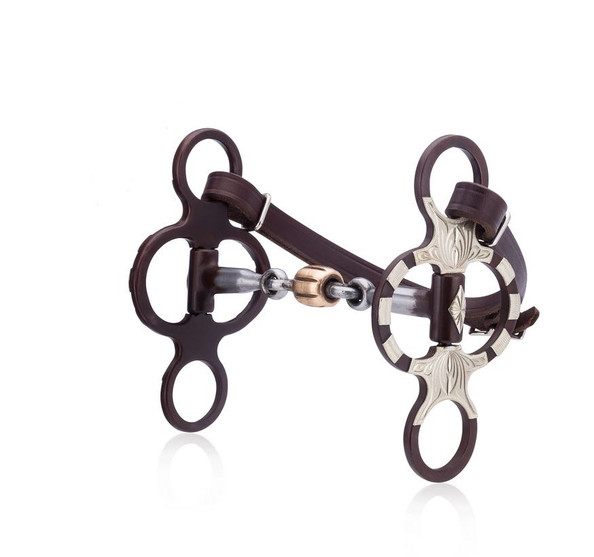Mikmar Legacy Clover Bit
Antique bronze with German Silver
accents