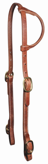 Professional's Choice Buckle End 1-Ear Headstall
harness leather with brass buckles