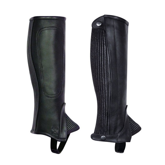 Perri's Kids Professional Half Chaps
Black leather