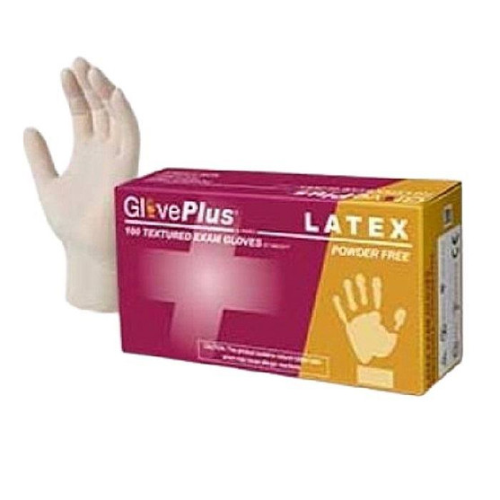 GlovePlus Powder Free Latex Exam Gloves