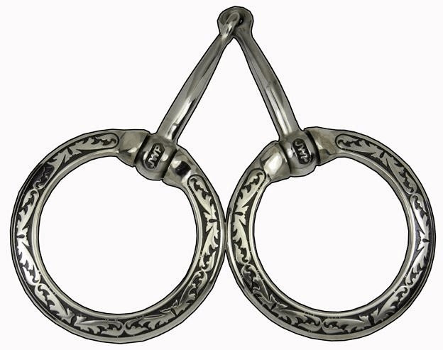 Jeremiah Watt Fancy Ring Snaffle
