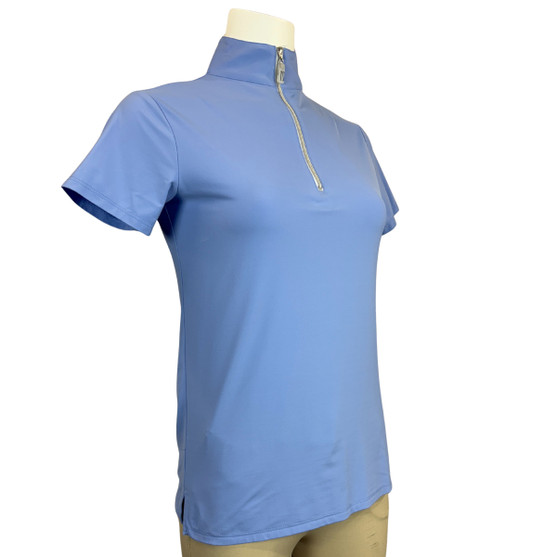 Tailored Sportsman IceFil SS Zip Top CORNFLOWER