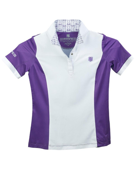 Romfh Kids Bit Signature Show Shirt SS LAVENDER open collar
