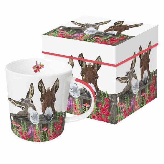 PB and J Donkeys Gift Boxed Mug