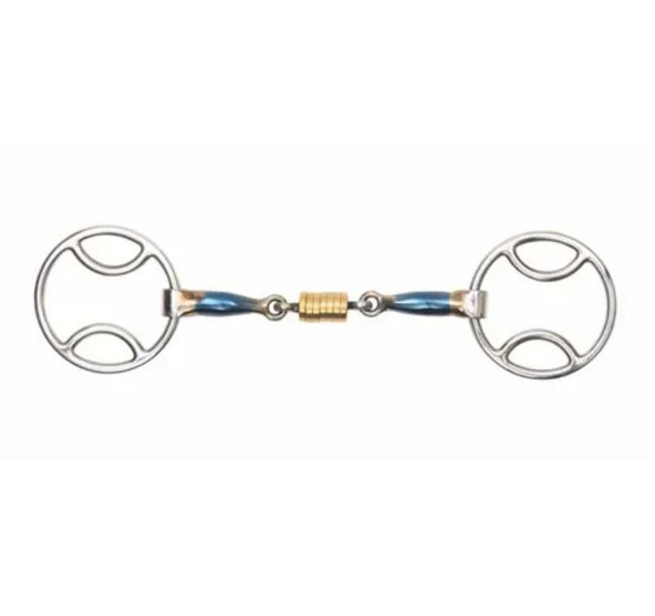Shires Blue Sweet Iron Bevel with Roller Link