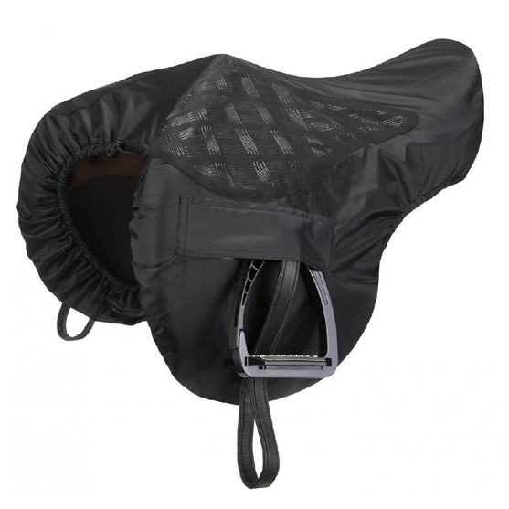 LeMieux Waterproof Ride On Saddle Cover CC front