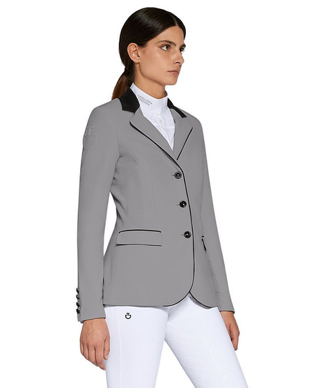 Cavalleria Toscana GP Perforated Jacket GREY front