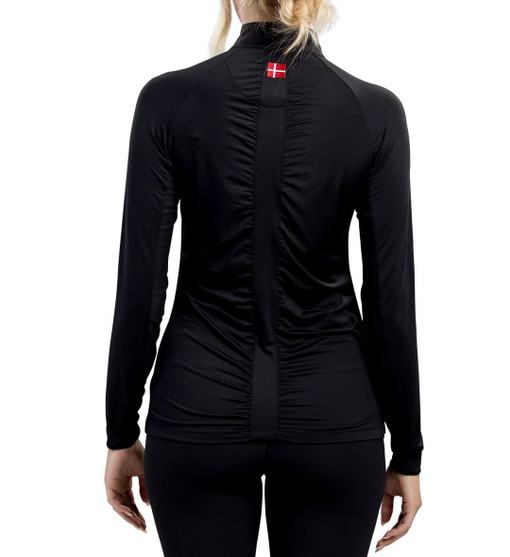 Kastel Denmark Ruched Back Shirt Long Sleeve black back