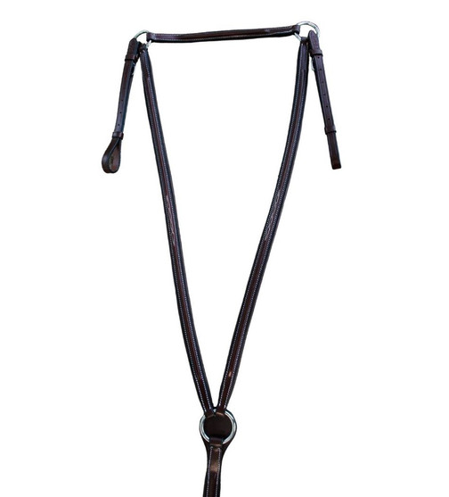 Black Oak Raised Fancy Stitched Hunter Breastplate