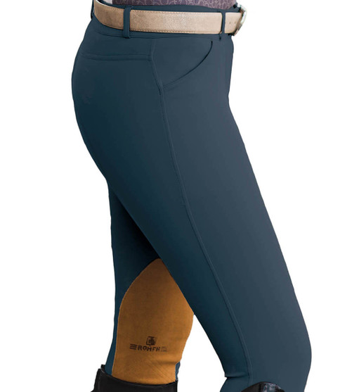 Romfh Willow Breeches Knee Patch slate blue