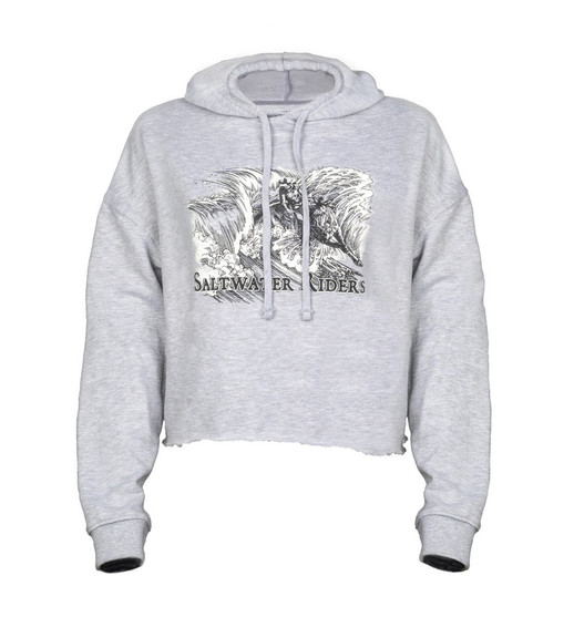 SaltWater Riders Riptide Cropped Hoodie