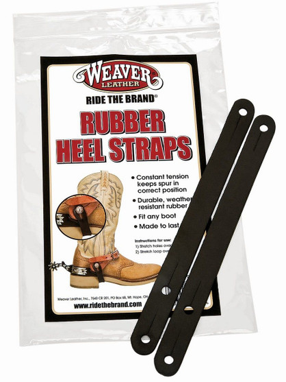 Weaver Rubber Heel Straps