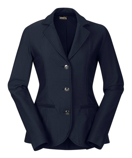 Kerrits Petite Affinity Aero Show Coat NAVY front