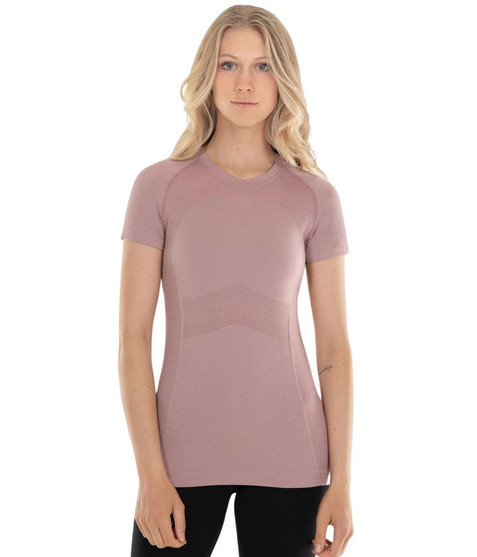 Anique Crew Short Sleeve SPICED CHAI front