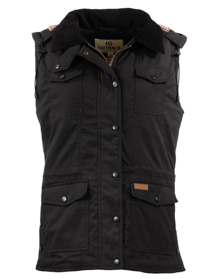 Outback Trading Tess Vest BLACK