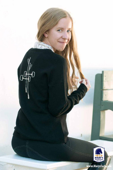 Kerrits Stable Temp Merino Sweater BACK MTF