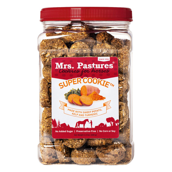 Mrs. Pastures Super Cookie  1.5 LB JAR FRONT