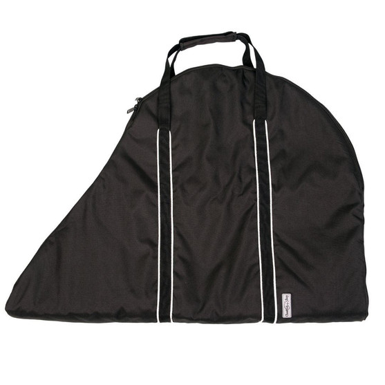 Chestnut Bay Clamshell English Saddle Bag BLACK