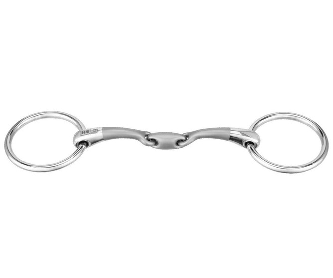 Herm Sprenger Satinox Double Jointed Loose Ring Bradoon