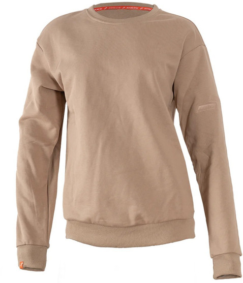 Struck Emboss Crewneck SAHARA Front