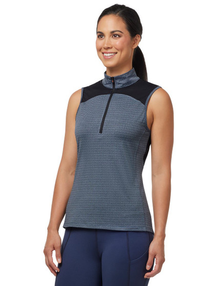 Kerrits Quarter Line Sleeveless Shirt DEWDROP front