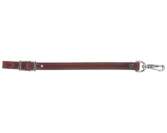 Weaver Girth Connector Strap Burgundy Latigo