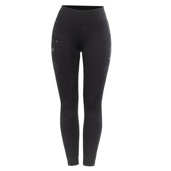 Cavallo Lin Full Grip Riding Tights BLACK FRONT