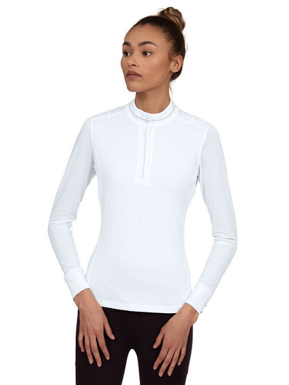 Chestnut Bay SkyCool LS Show Shirt FRONT