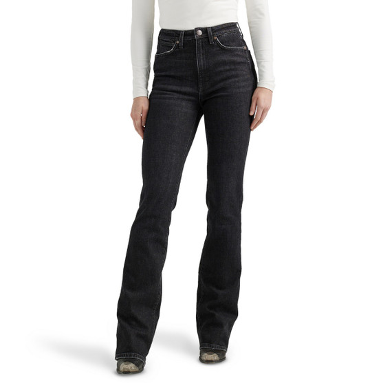 Wrangler Bailey HR Black Jeans FRONT