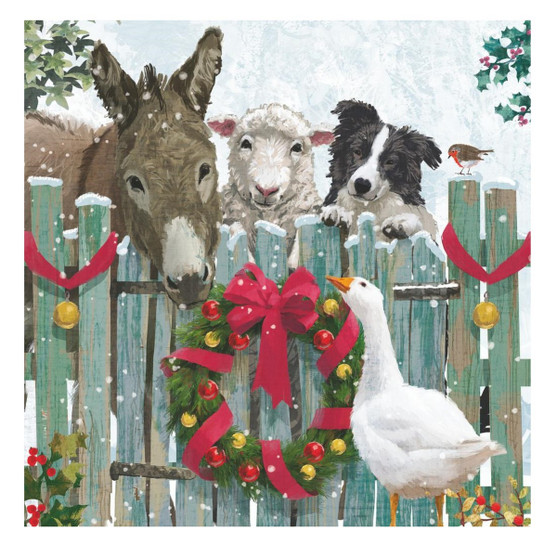 Holiday Get Together Paper Lunch Napkins