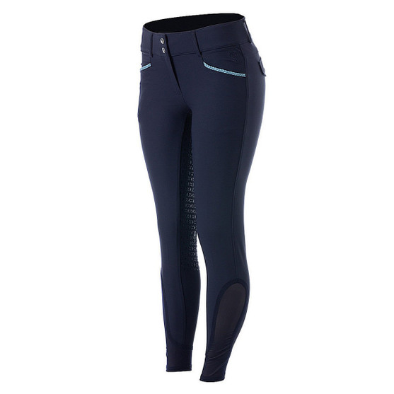 Equinavia Madeleine Full Seat Breeches NAVY FRONT