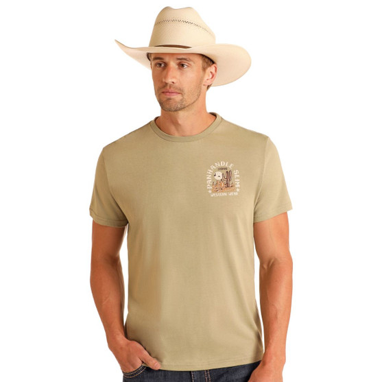 Panhandle Slim Desert Scene Retro Tee MAN FRONT