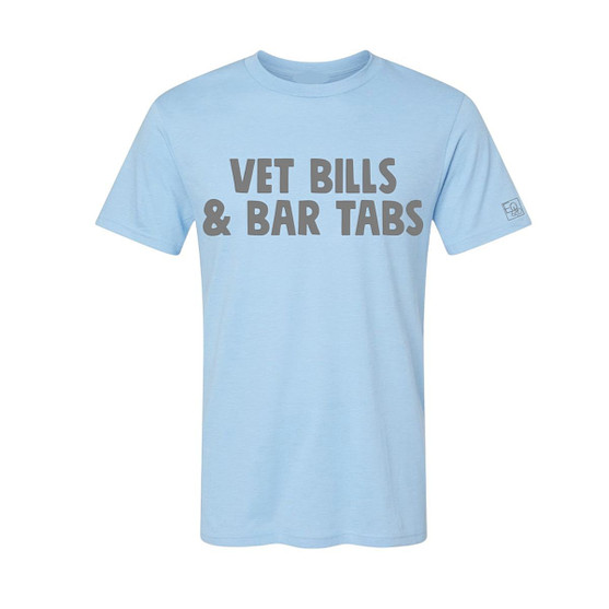 Equine & Design Vet Bills & Bar Tabs Tee