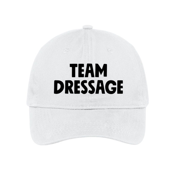 Equine & Design Team Dressage Hat WHITE
