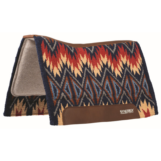 Weaver Synergy Quest Contoured Performance Felt Pad NAVY/RED