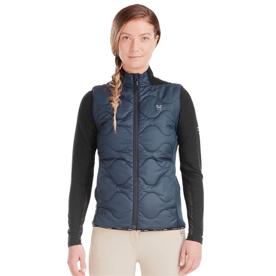 Horse Pilot Rider Vest NAVY FRONT