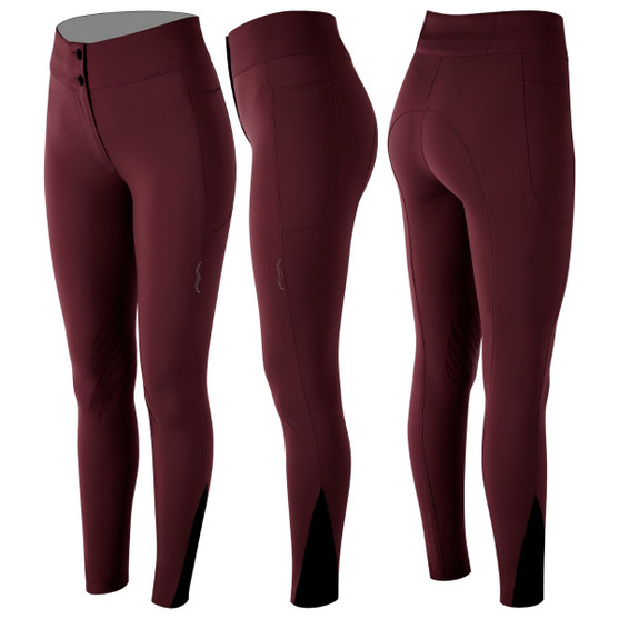 Animo Nedgar Knee Patch Breeches AMARANTO