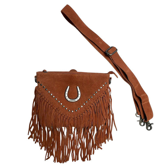 Myra Stallion's Luck Leather Bag FRONT + STRAP