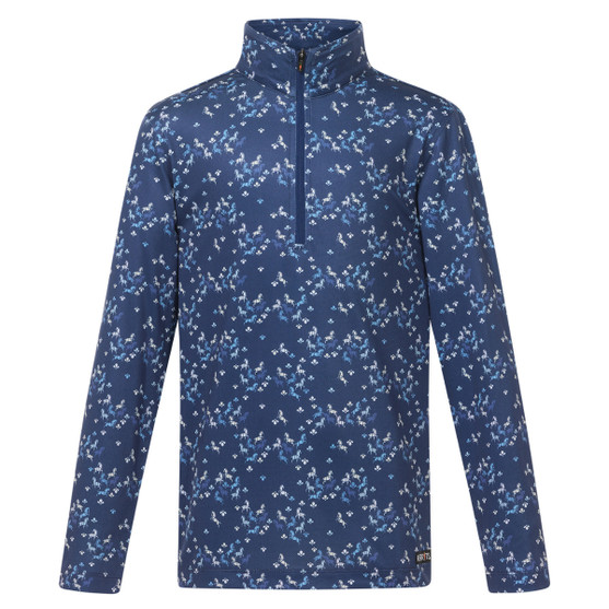 Kids Kerrits In the Zone Coolcore LS Shirt LAPIS