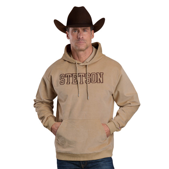 Men's Stetson Corduroy Hoodie FRONT