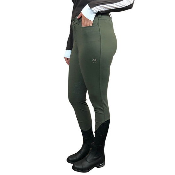 Vestrum Syracuse KP Breeches | Dark Olive SIDE