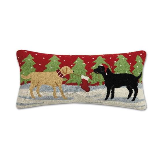 Christmas Dog Pillow XMAS PLAYFUL