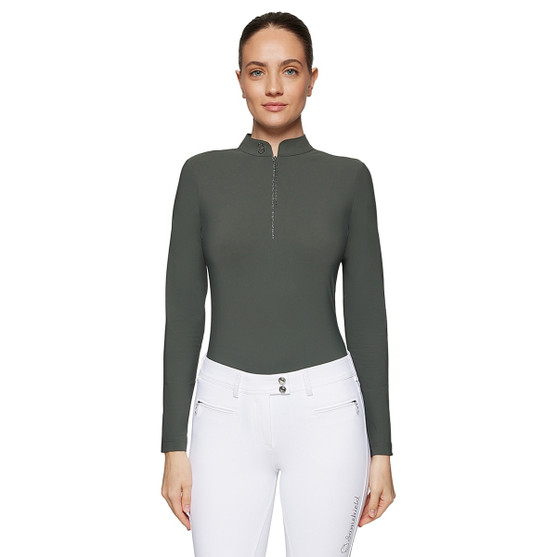 Samshield Brunella Training Top DARK FOREST FRONT