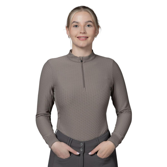 Schockemöhle SP Gail 1/4 Zip Shirt HAZEL FRONT RIDER