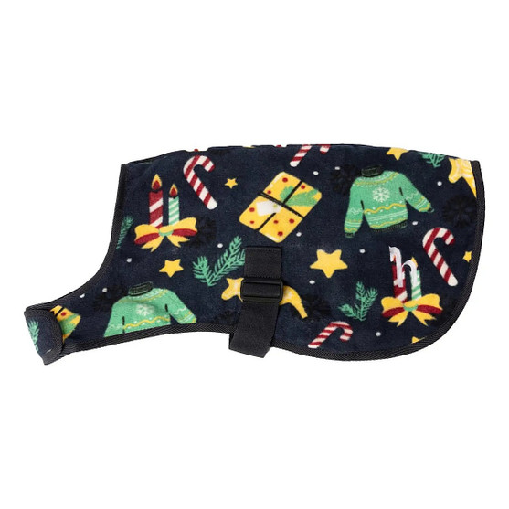 Horze Santa Dog Fleece Coat