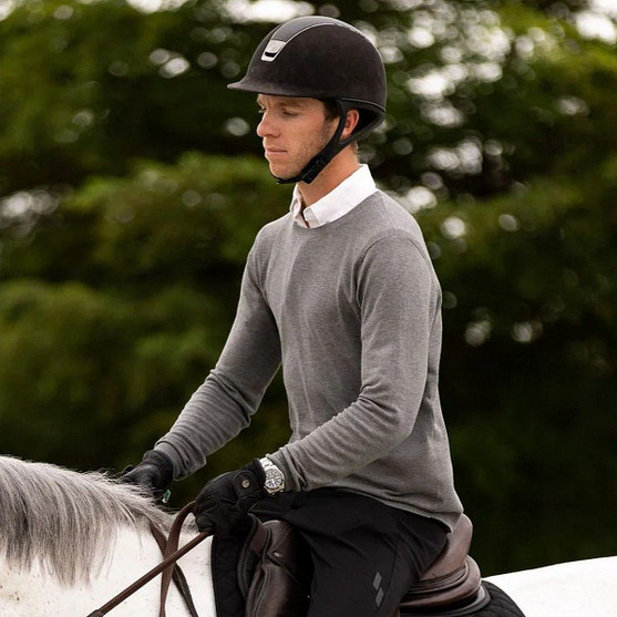 Men's TKEQ Essential Boyfriend Sweater GRAPHITE