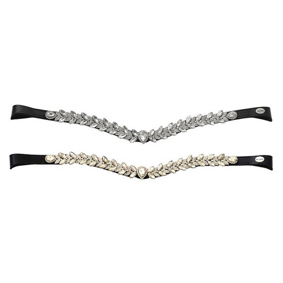 Kavalkade Exquisite Browband GOLD AND WHITE